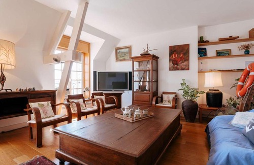 La Trinite-sur-Mer Apartment | La Trinité/Mer, appt spacieux 4p, 100m², 3 ch, wifi, animaux admis - FR-1-477-79