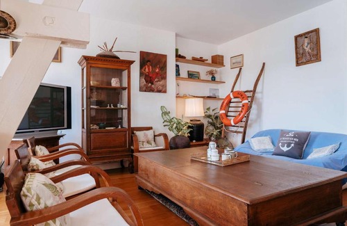 La Trinite-sur-Mer Apartment | La Trinité/Mer, appt spacieux 4p, 100m², 3 ch, wifi, animaux admis - FR-1-477-79