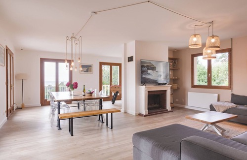 Criel-sur-Mer Villa | La Villa Maxine, vue mer et spa