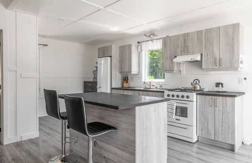Saint-Raymond Ski Chalet | Lac-Mercher-3 - Modern construction on the waterfront