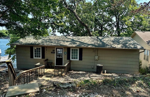 Gravois Mills Cabin | Lake front cabin with private dock. Stunning views! 2br/1.5ba sleeps 6