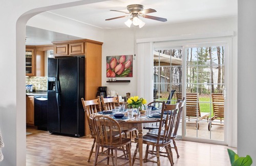 Waukazoo Woods House | Lake Macatawa Lakeside Family Cottage W/Hot Tub!