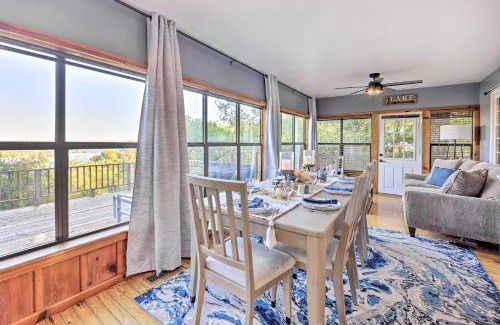 Bernice House | Lake-View Home with Deck and Gas Grill in Bernice!