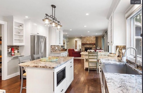 Indian River House | Lakefront 3-bedroom house with AC & Heat on Burt Lake