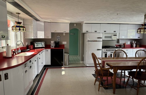 Monmouth House | Lakefront 3-bedroom house with full game room, in Monmouth, Maine.