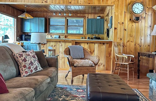 Saranac Lake Cabin | Lakefront Adirondack Cabin Dock + Canoe 10 min to Lake Placid