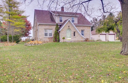 Algoma House | Lakefront Algoma Home with Deck, Grill and Fireplace