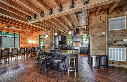 Mineral House | Lakefront Cabin w/Hot Tub, Boat Dock, WiFi, a Game Room & Firepit - Dogs OK
