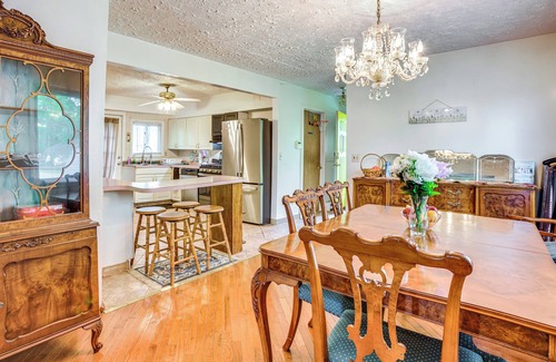 Baldwin House | Lakefront Group Getaway w/Dock in Baldwin!