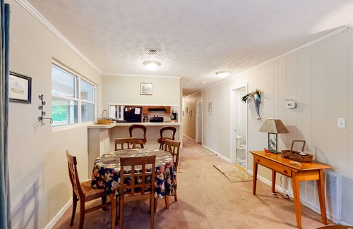 Moneta House | Lakefront home on quiet cove with private dock & floater