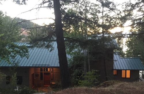 Polson House | Lakefront home with dock on Flathead Lake, Montana with Guest House -Sleeps 11