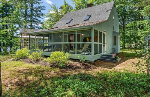 Shapleigh House | Lakefront Home with Private Dock, Kayaks/SUPs and beautiful foliage views.