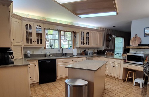 Port Austin House | Lakefront house with decks and gazebo, 5 bedrooms on private beach.