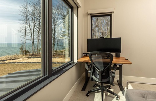 Big Sky House | Lakefront Luxe/ Heated Pool Game Room Workstations