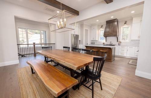 Salem House | Lakefront NEW BUILD on pristine Lake Keowee w/game room & double-decker dock!