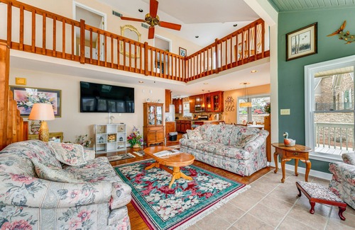 Troutman House | Lakefront Troutman Home w/Private Dock & Slip!
