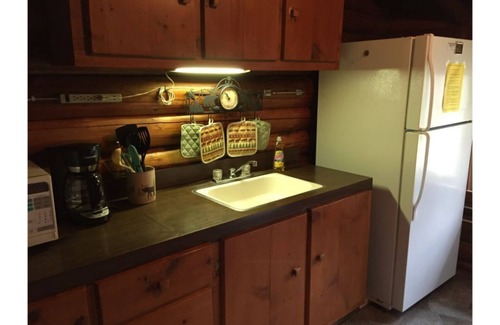 Northome Cabin | Lakeside Authentic Log Cabin Island Lake Pet Friendly Northshore Bay Resort