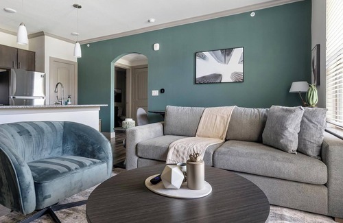 Manor Apartment | Landing | Beautiful 1BD, Pool, Courtyard