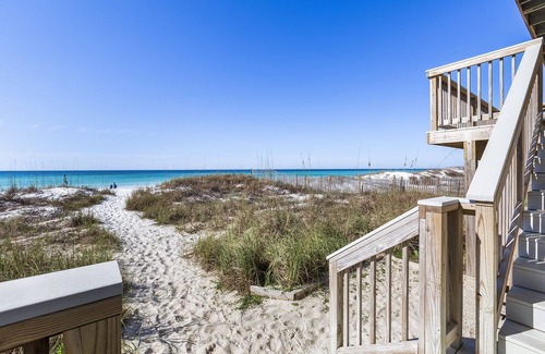 Miramar Beach Condo | Landon by the Sea 2 - Gulf Front, Updated Townhome, Complimentary Beach Service!