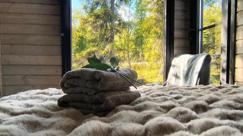Muonio House | Landscape Cottages - Fell Village XXL, Nature View with Sauna and Fireplace, Ylläs 5min