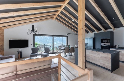 Montalbert Ski Chalet | Large chalet - 6 bedrooms- At the foot of the slopes - Exceptional view