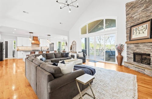 Sherrills Ford House | Large Dock, Game Room, Theater, 2 King Suites