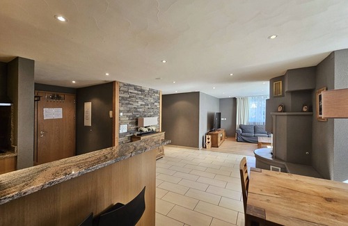 Saas-Fee Apartment | Large flat for 10 people in Haus Bavaria, near the Stafelwald ski lift