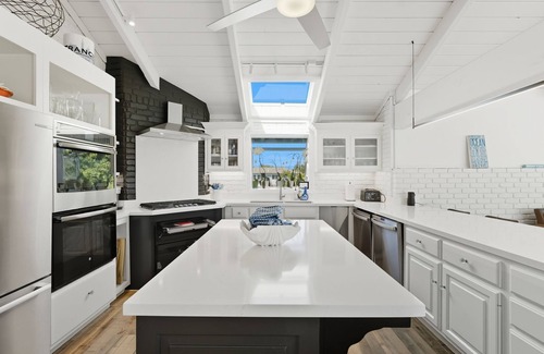 Eastside Santa Cruz House | Large Home on Quiet Street Steps from Sunny Cove Beach, Private Pickleball Court