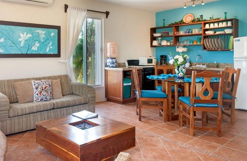 Puerto Morelos Apartment | Large modern 3rd floor apartment, fresh breeze, huge deck overlooking pool