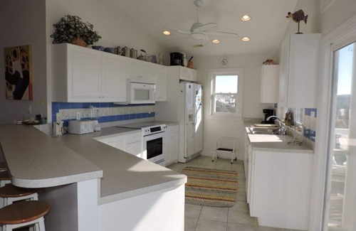 The Point House | Large oceanside home w/elevator located at the Point in Emerald Isle!