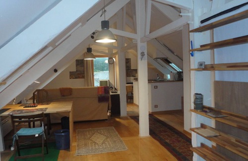 Pleneuf-Val-Andre Apartment | Large renovated Studio (= 3 rooms) on the 3rd floor, Splendid view of the port