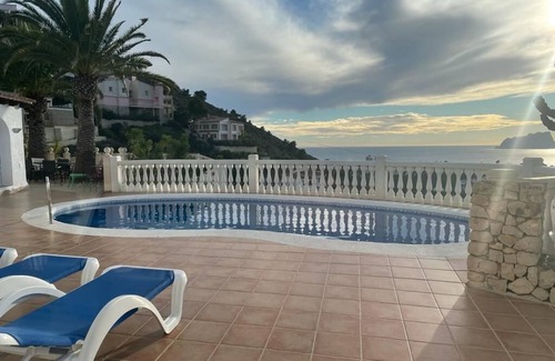 Arnella Villa | Large Spacious Private Villa, Suntrap, Sea and Mountain views, near Beach