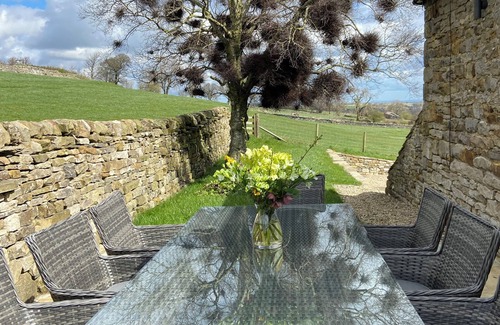 Leyburn Cottage | Large Stone Cottage In Mature South Facing Garden Enjoying Stunning Views