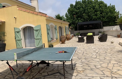 Perols House | LARGE VILLA LUXURY SWIMMING POOL 360 m2 on 1500 m2 SEA BEACH 3 MINUTES AWAY