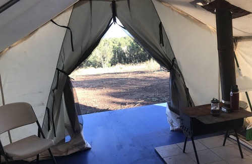 Montrose RV Rental | Large Walk-In Tent # 1 amidst 2 million acres of wilderness !