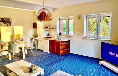 Slupsk Apartment | LAS SŁUPSKI PREMIUM BUSINESS APARTAMENT NR 7 Wifi Netflix Smart TV50 two bedrooms two extra large double beds up to 6 people full pleasure quality stay