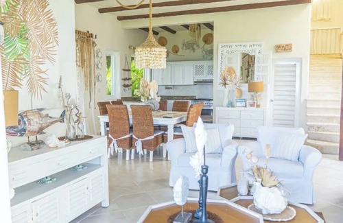 Las Terrenas Villa | LasTerrenasCoson+FrontBeach+SeaView+Maid+Cozy+3BR+8PAX+5BDS+WiFi+