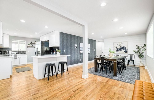 Lamar Heights Area House | Lavish 5BR Oasis w/Game & Movie Room by DT Arvada