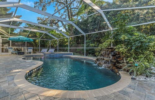 Safety Harbor House | Lazy Lizard Villa! With Heated Pool/Spa/Waterfall. Safety Harbor FL