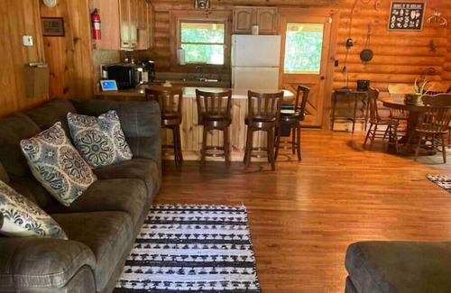 Decatur Cabin | Lazy Spread Cabin. Secluded wooded cabin tucked away with all the amenities