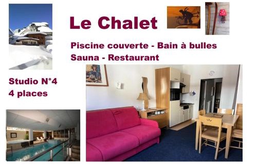 Eaux-Bonnes Apartment | LE CHALET - Piscine 4 - Studio pour 4 Personnes MAE-8764