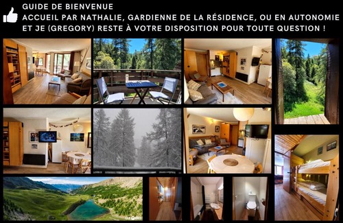 Les Orres Apartment | Le Lodge des marmottes - Calme, cosy, vue nature