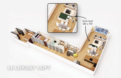 Poteries Apartment | LE LUXURY LOFT - CENTER l DECEMBER MAR-KET l EUROPEAN PARLIAMENT l PARKING l NETFLIX - SPACIOUS & UNIQUE - LE LUXURY LOFT - CENTRE l MARCHÉ DE NOËL l PARLEMENT EUROPÉEN l PARKING l NETFLIX - SPACIEUX & UNIQUE