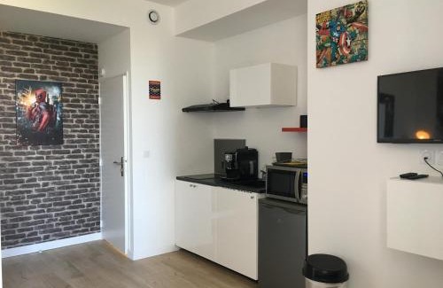 Centre Ville Apartment | Le Marvel centre la Brèche wifi vue jardin