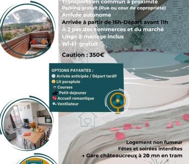 Bellevue - Le Mont - La Jomayere Apartment | Le Nid vue et détente à Etienne