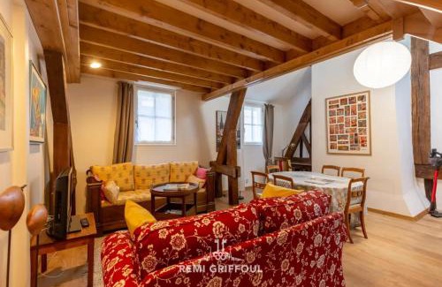Honfleur Apartment | Le Séjour Honfleurais 3 Duplex with Local Charm City Center 4 Guests