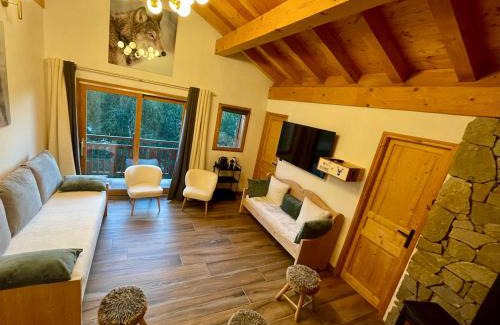 Mont-de-Lans Ski Chalet | Le Tout Schuss Chalet, SPA Privé, piste de ski à 100m