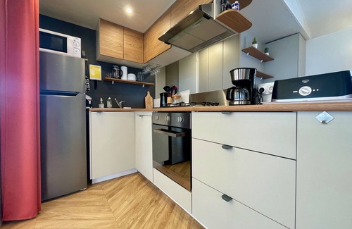 Morbihan House | « Le Voyage »- Mobilhome 64 Vue mer 8p à 10mètres de la Plage