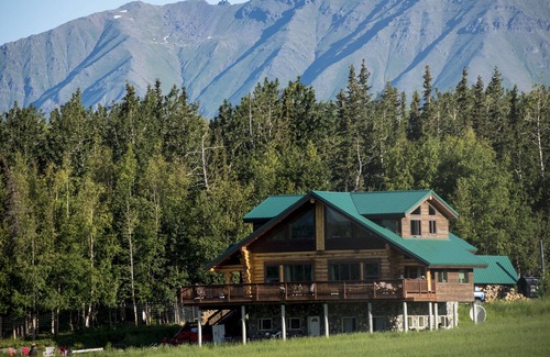Lazy Mountain Cabin | Legacy Mountain Lodge sits on a private 40 acre field with Mountains views.
