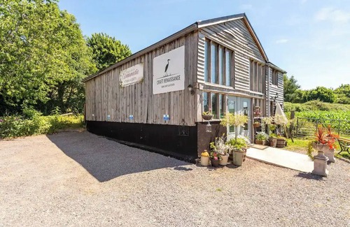Kemeys Commander Cottage | Light and spacious cottage, with exposed oak beams and floor to ceiling windows